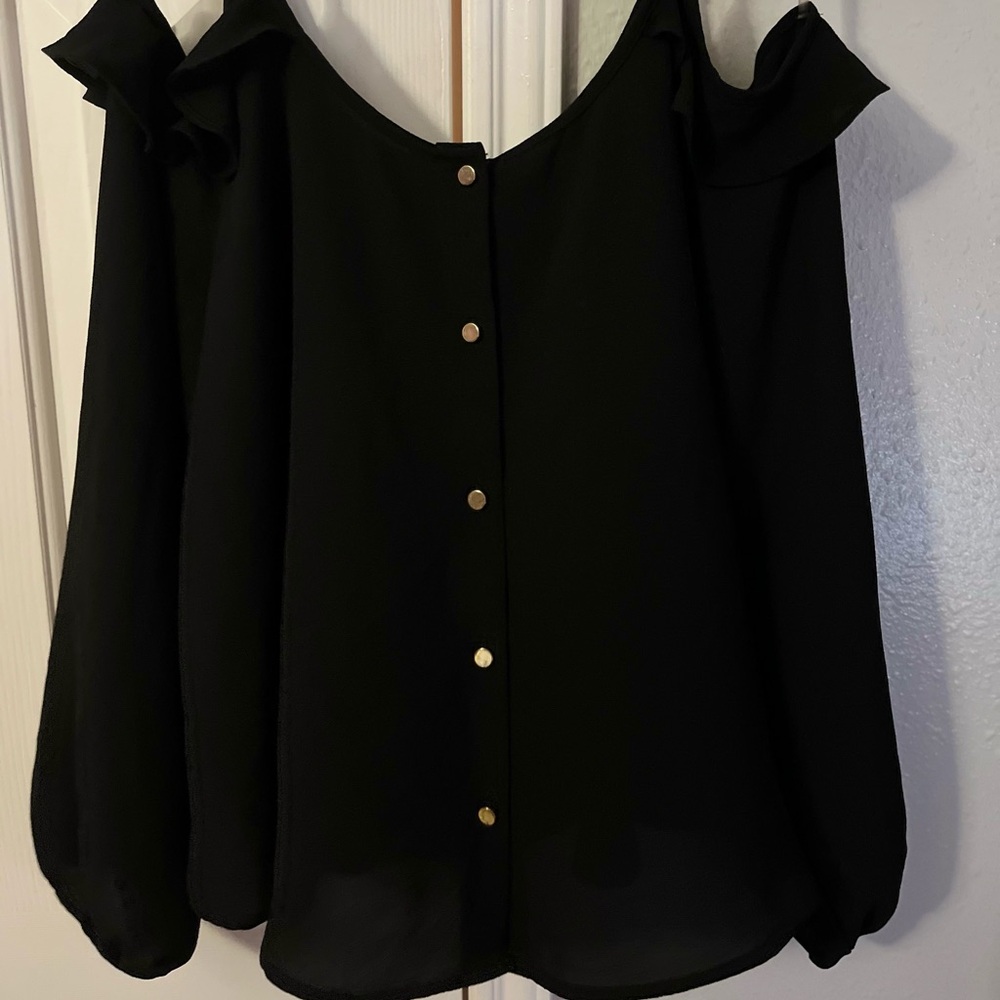 Women's black blouse